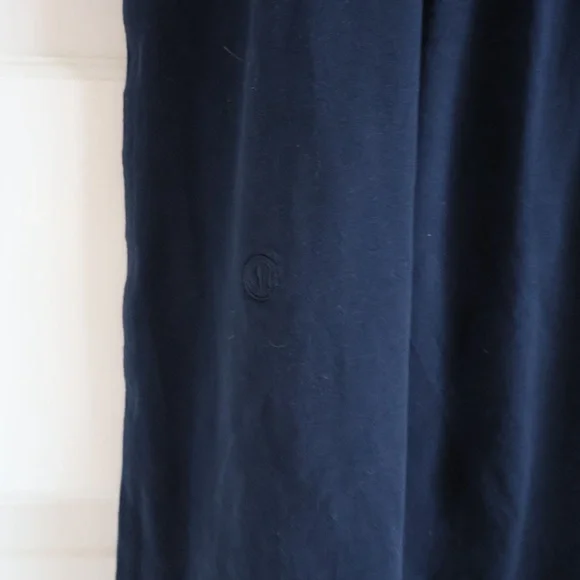 Lululemon Organic Cotton Cinched-Waist Dress True Navy Size Small - Picture 5 of 6
